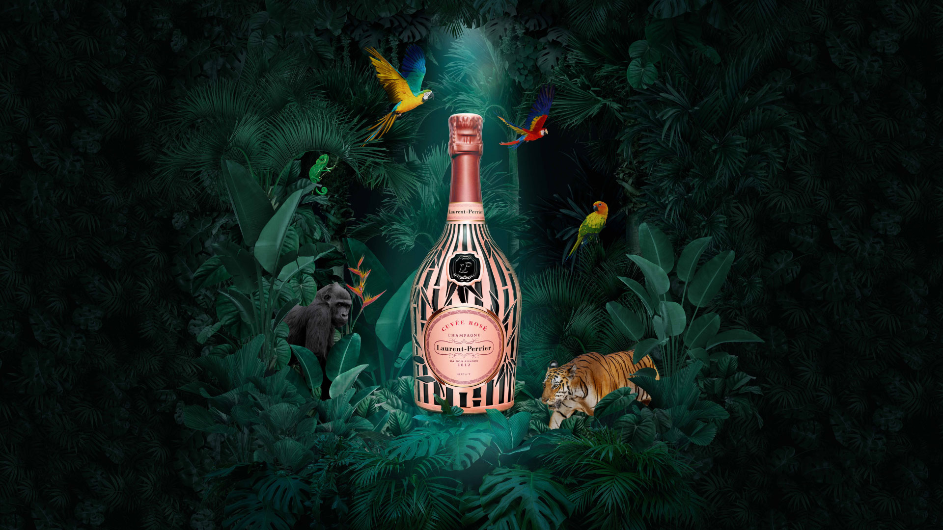 Champagne Laurent Perrier Cuvee Rose Bambou