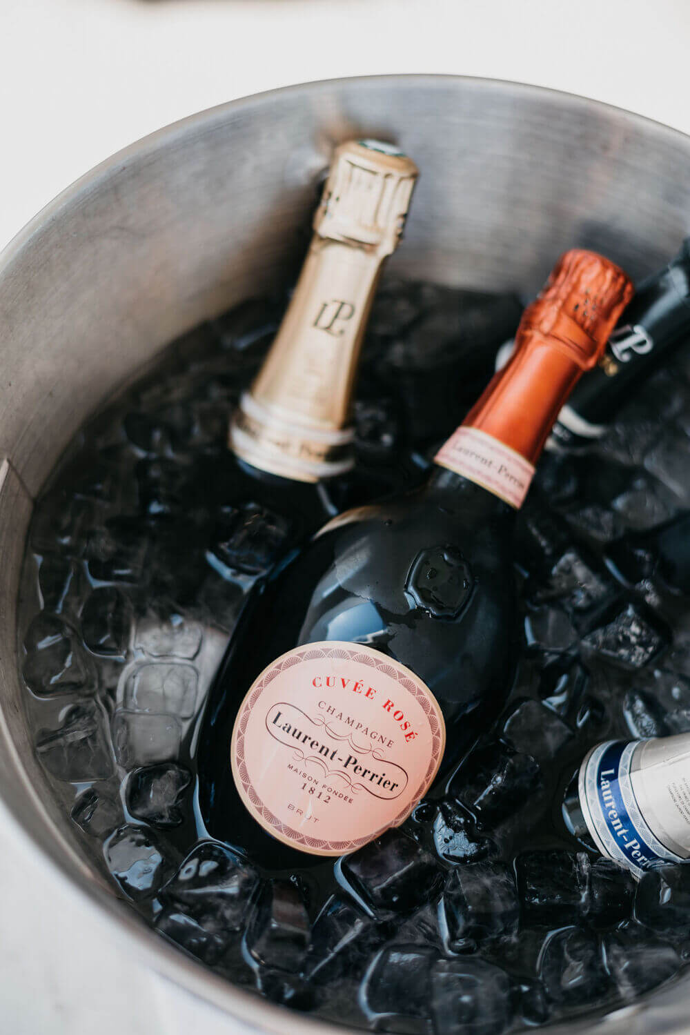 Cuvée Rosé in an ice bucket