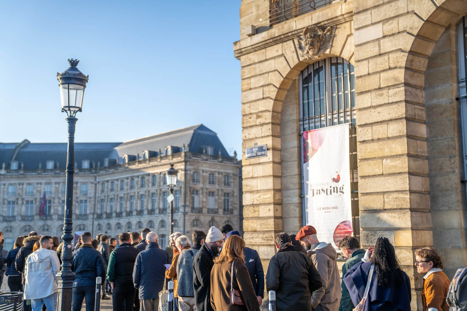 Bordeau tasting Laurent Perrier exterieur Bordeau tasting Laurent Perrier exterieur