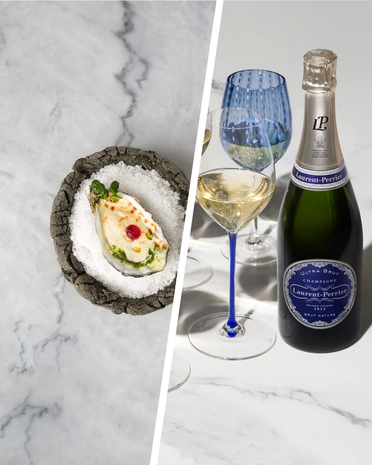 accord mets et champagne ultra brut laurent perrier
