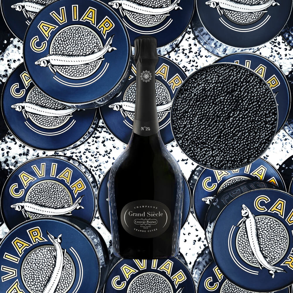 laurent perrier grand siecle caviar