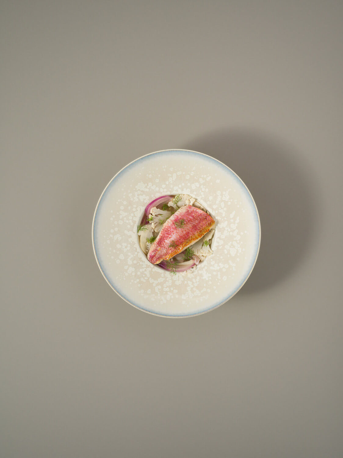 assiette rouget chou fleur