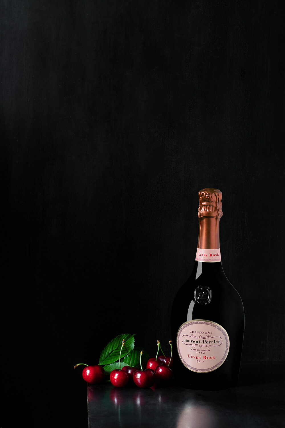 champagne cuvée rosé cherries