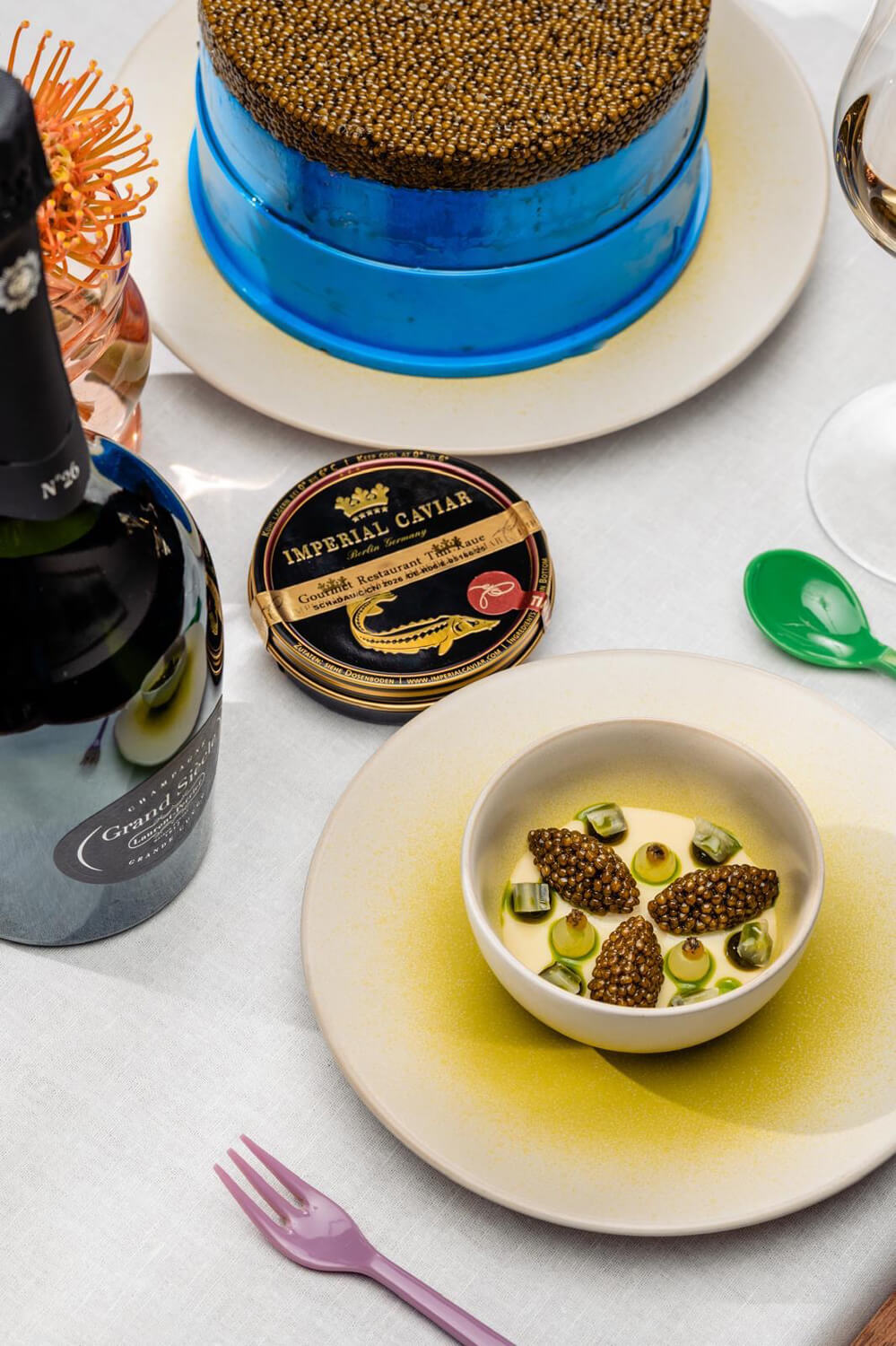 Laurent Perrier x Imperial Caviar Grand siecle 6