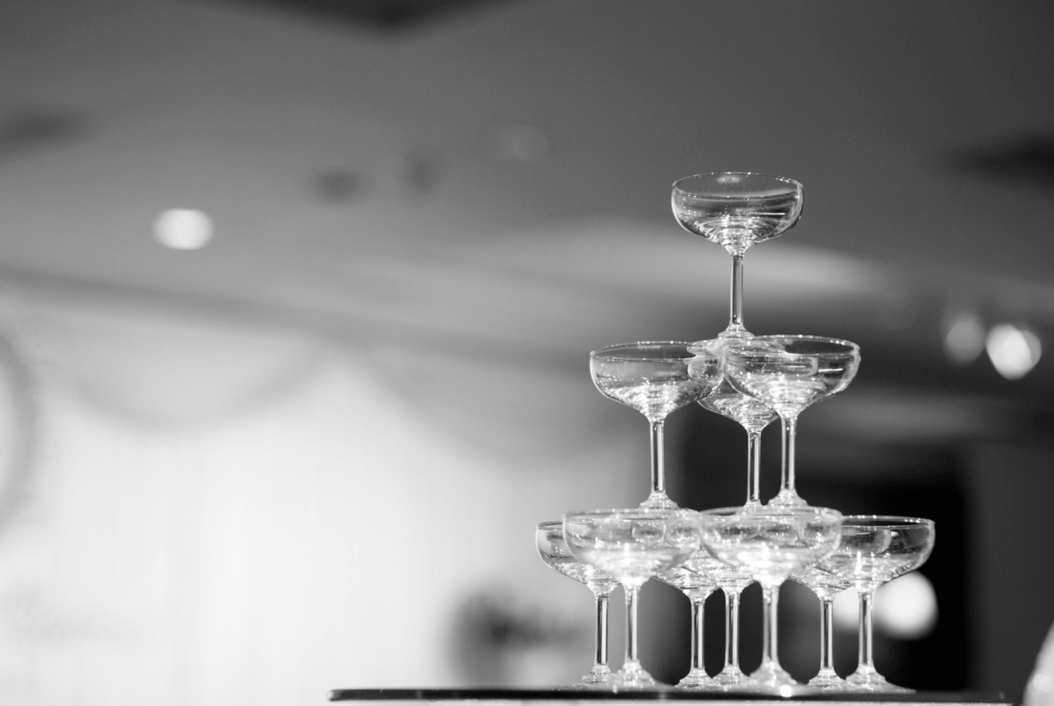 piramide coppe champagne